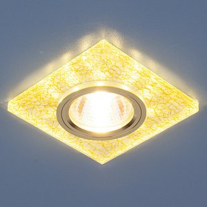 Встраиваемый светильник с двойной подсветкой Elektrostandard 8361 MR16 белый/золото 4690389060656