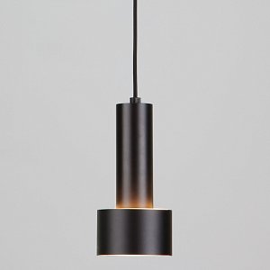 Подвесной светильник Eurosvet Charlie 50134/1 LED черный/золото