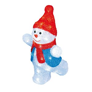 Фигурка светодиодная «Снеговик-2» 34x22см (11030) Uniel ULD-M2234-040/STA