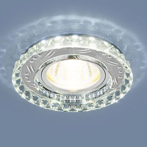 Встраиваемый светильник Elektrostandard 8351 MR16 CL/WH прозрачный/белый 4690389098390
