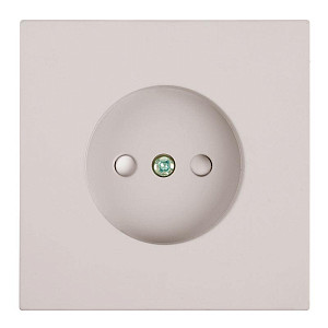 Розетка 1-местная с защитной шторкой (механизм) Stekker б/з Мия 250В 16А RST16-3109-08 пудровый жемчуг 50483