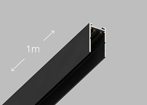 Шинопровод Luminotti Slimline L.200.1M.BK.3