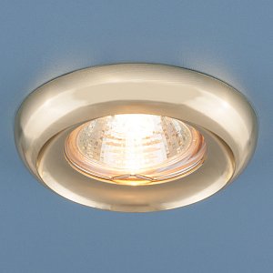 Встраиваемый светильник Elektrostandard 6065 MR16 GD золото 4690389055676