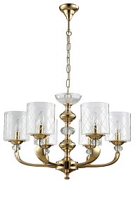Подвесная люстра Crystal Lux Gracia GRACIA SP6 GOLD