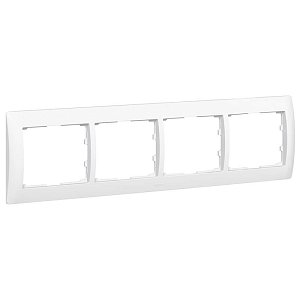 Рамка 4-постовая Legrand Galea Life белая 771004