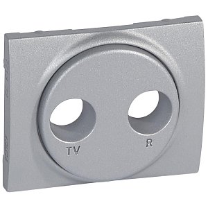 Лицевая панель Legrand Galea Life розетки TV-RD алюминий 771372