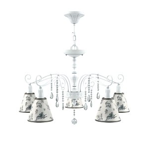 Подвесная люстра Lamp4you Provence E4-05-WM-LMP-O-8-CRL-E4-05-TR-DN