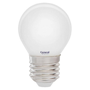 Филаментная светодиодная лампа General GLDEN-G45S-M-8-230-E27-2700 654500
