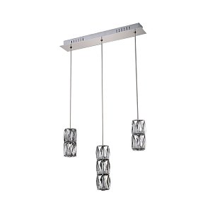 Подвесной светодиодный светильник Kink Light Аква-Кристалл 08620-3A